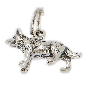 Sterling Silver LITTLE WOLF Charm