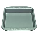 Farberware Nonstick Bakeware 9-Inch Square Cake Pan, Gray