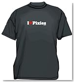 I Heart (Love) Pixies Men's tee Shirt in 12 colors Small thru 6XL