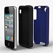 Acase(TM) iPhone 4 and 4S Superleggera PRO Dual Layer Protection (Blue/Black) case (Fits AT&T, Sprint and Verizon iPhone 4 and 4S)