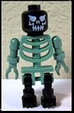 Skeleton LEGO Minifigure in Green and Black from Harry Potter set Graveyard Duel