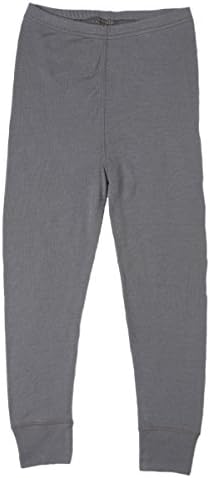 Nui Organics Unisex Merino Wool Thermal Leggings in Storm, 10Y