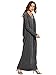 Verdusa Women's Boho Long Sleeve Loose Caftan Long Maxi Dress