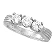 14K White Gold Diamond Wedding/Anniversary Band - 1.20 Ct.
