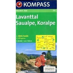 Lavanttal, Saualpe, Koralpe: Wander- und Radtourenkarte. GPS-genau. 1:50.000