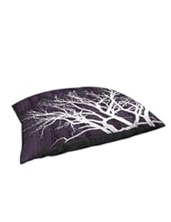 Pet Products: Thumbprintz Fleece Top Toy or Small Breed Pet Bed, Aurora Silhouette 1-Branches, Purple - Thumbprintz