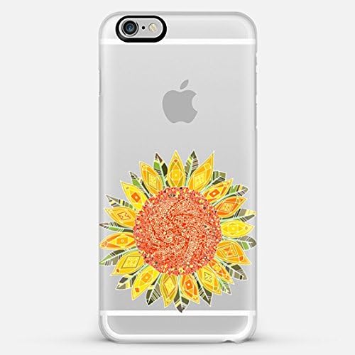 Casetify single bright sunflower transparent - iPhone 6 Plus Case (Frosty White)