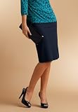 41TBtlxDmfL. SL160  Chadwicks Matte Jersey Elastic Waist Skirt
