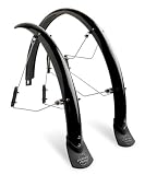 Planet Bike SpeedEZ Hybrid/Touring Front and Rear Bicycle Fender Set (45mm Wide)