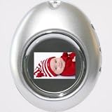 Silver Egg Shaped Digital Photo Frame Keyring 1.1 - Easter Gift