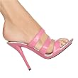 Highest Heel Women's DOLL 300 4 1/2" Unit Bottom 3 Banded Mule Slip On Sandal