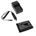 Lithium-Ion Battery & Charger with Car Adapter for Nikon CoolPix S220