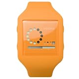 Nooka Unisex ZUB-ZIRC-NO-20 Zub Zirc Neon Orange PolyurethaneWatch by NOOKA