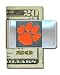 Clemson University Steel Money Clip