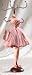 Mannequin Jewelry Stand Flower accent Candy Pink Party Flare Dress