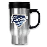 San Diego Padres 16oz Stainless Steel Travel Mug