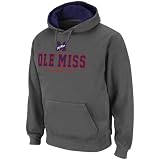 NCAA Mississippi Rebels Charcoal Sentinel Pullover Hoodie Sweatshirt