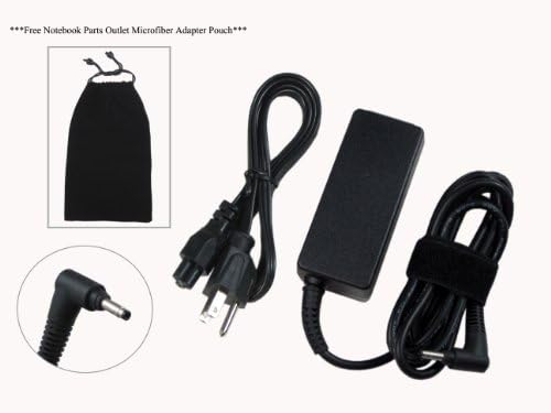Notebook Parts 19V 2.1A 40W Replacement AC Adapter for HP Mini: HP WE824UA, HP WE825UA, HP WE826UA, HP WE827UA, HP WH682UA, HP WH683UA, HP WH684UA, HP WH685UA, HP WH686UA, HP WH686UA, HP WH859UA, HP WH860UA, HP WH861UA, HP WH862UA, HP WH862UA, 100% Compatible With HSTNN-DA18, HSTNN-XA18, PA-1400-18HL, WE449AA#ABA, NA374AA#ABA, NSW23579, PPP018H, PPP018L. ***Free Notebook Parts Outlet Microfiber Adapter Pouch***.