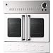 BlueStar Wall Oven Single Built In Convection Natural Gas Oven, White, 30 Inch - BWO30AGS