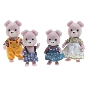 Calico Critters Pigglywink Pig Family by Calico Critters