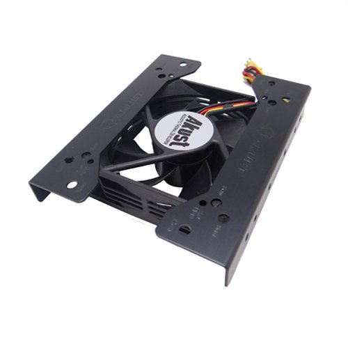 Akust Case Fan Bracket 80mm 92mm 120mm to 3.5 5.25 Inch Bay and 2.5
