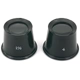2 2.5x 4x Eye Loupes Jewelers Watchmakers Magnifiers