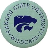 Kansas State University Wildcats white tire cover, Size E
