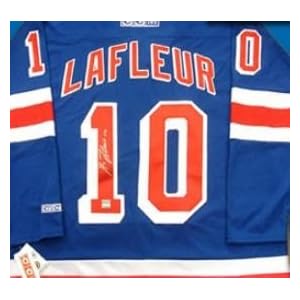 Buy Guy Lafleur Autographed Hand Signed New York Rangers CCM Hockey Jersey