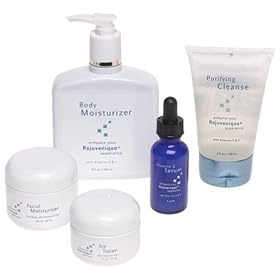 Rejuvenique RJV35KIT 5pc Skin Care Cosmetic Pack-Up  Kit
