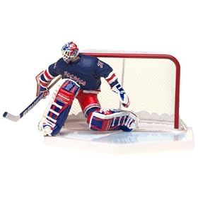 McFarlane NHL Series 4 Mike Richter in New York Rangers Blue Jersey Chase Figure by McFarlane