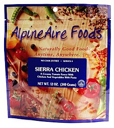 AlpineAire Foods Sierra Chicken Four Servings