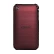 Xgear iPhone 3G Snap-On Case with 2-pk. Mirror Film - Red (IP3-STL30-RD)