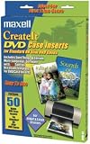Maxell 50PK DVD-K1 CASE INSERTS W/SOFT ( 191030 )