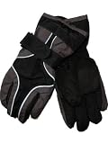 Kids Boys Ski Waterproof Thermal Lining Warm Winter Thermal Snow Gloves. Velcro Strap And Elasticated Wrist GC42