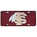 Florida State Seminoles (FSU) Garnet Mirrored License Plate