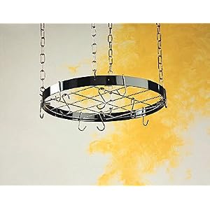 Rogar Custom Round Pot Rack w/ Grid and Optional Additional Pot Rack Hooks 80xx