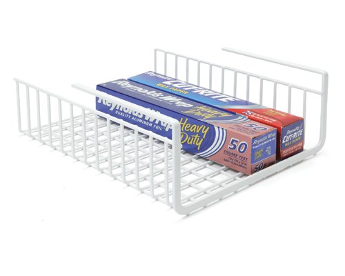 Under Shelf Wrap Rack in WHITE model 1983W from Organize It All