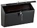 Steel City LK-CVY-B Heavy Steel Plate Coventry Lockable Mailbox, Black