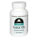 Source Naturals Garlic Oil 500mg Odorless, 250 softgels (Pack of 4)