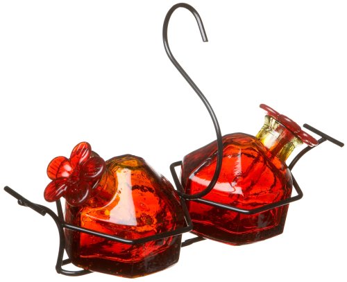 Bouquet 2 Hummingbird Feeder Flame Red