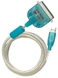 Belkin 6FT USB To Parallel Adapter USBA/Cent36M For Imac Clear Blue