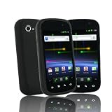 Kolay® - Custodia in Silicone Nero + Calzino per cellulare per Samsung Google Nexus S i9020