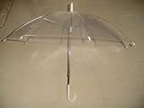 Clear Transparent Plastic Rain Umbrella 26