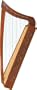 31" Celtic Harp with 19 strings