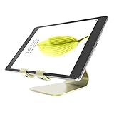 Spinido® iPad/iPad mini/iPad air/Nexus/Kindle 対応 アルミニウム合金 デスクスタンド/タブレット用スタンド (iPad, gold)