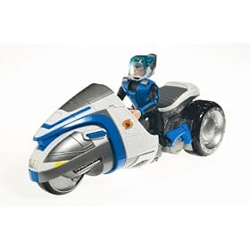 Captain Scarlet - Stallion Raid Bike and Captain Blue