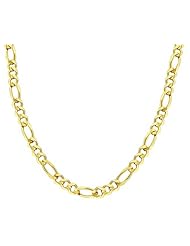 14k Yellow Gold 16" Figaro Chain