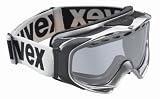 UVEX Uvision Pro Ski Goggle,Chrome Silver Frame with Double Silver Lite Mirror Lens