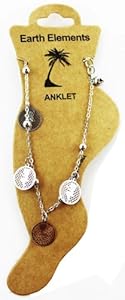 Silver Betty Boop Dangle Anklet - Huntington Beach Anklet [Jewelry]