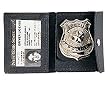 Leather Police I.D. & Badge Holder